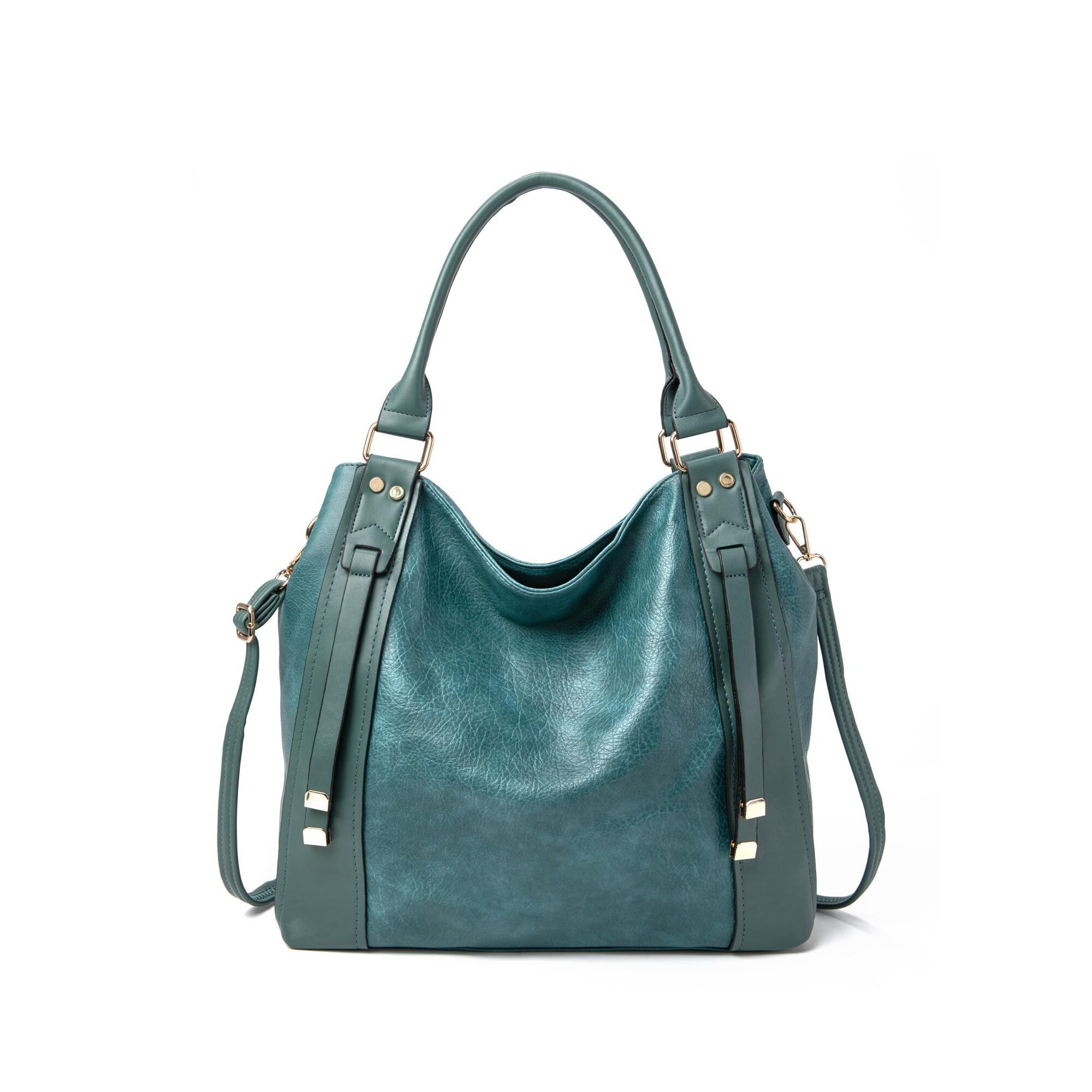 9148 Soft Faux Leather Tote Bag Large Hobo Bags Slouchy Shoulder Purse
